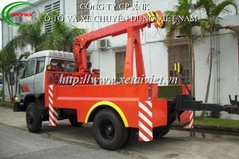 xe cứu hộ dongfeng 5 tấn gắn cẩu, bán xe cứu hộ giao thông 5 tấn gắn cẩu